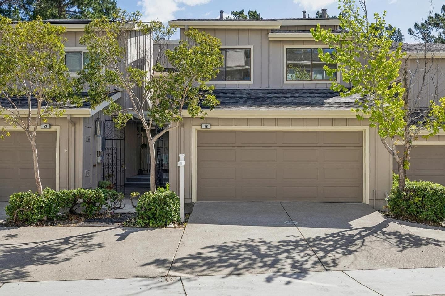 Tree-lined townhouse video poster